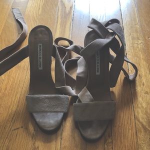 Beige Manolo Blahnik